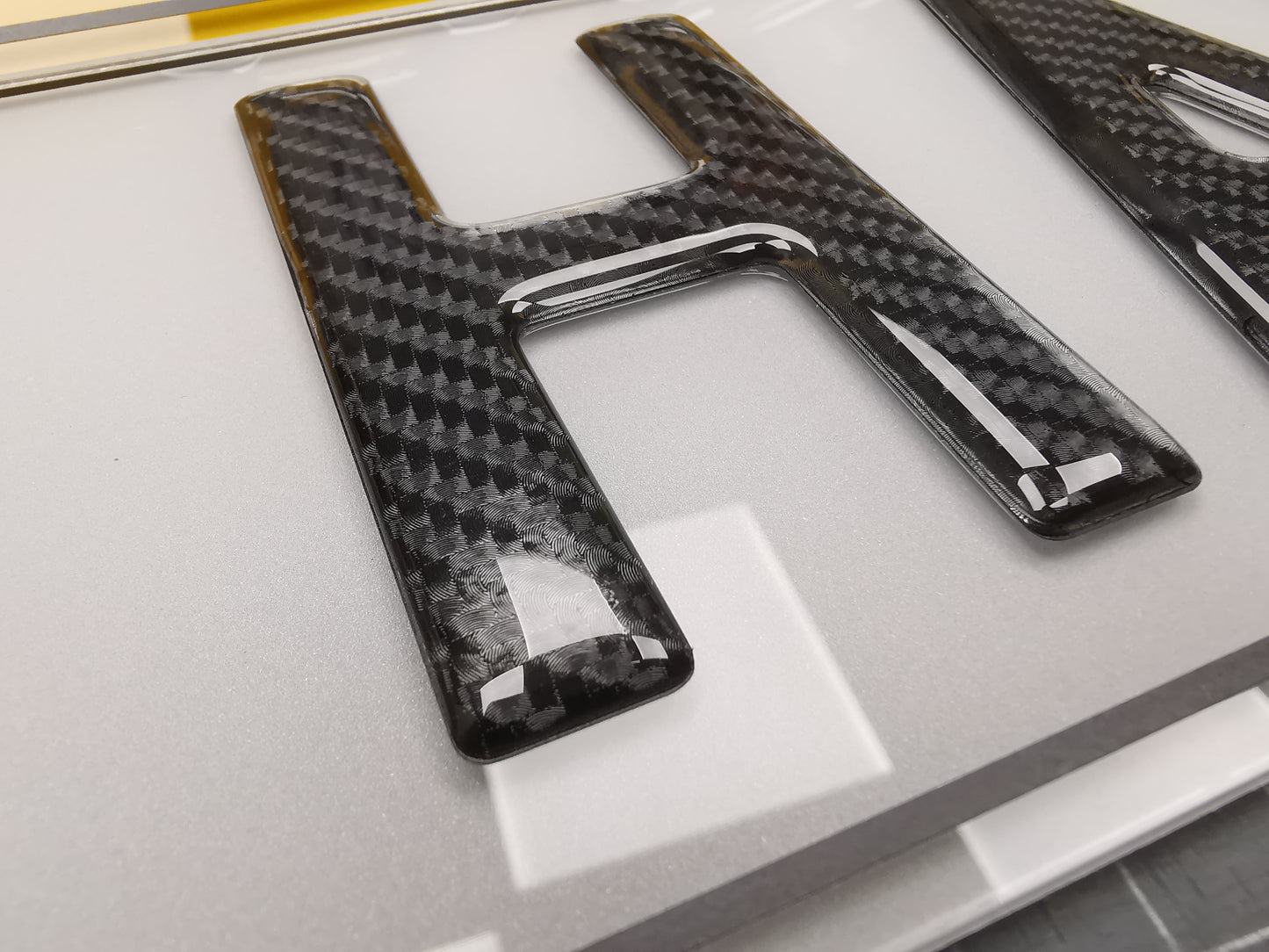 Custom Size Acrylic Number Plate