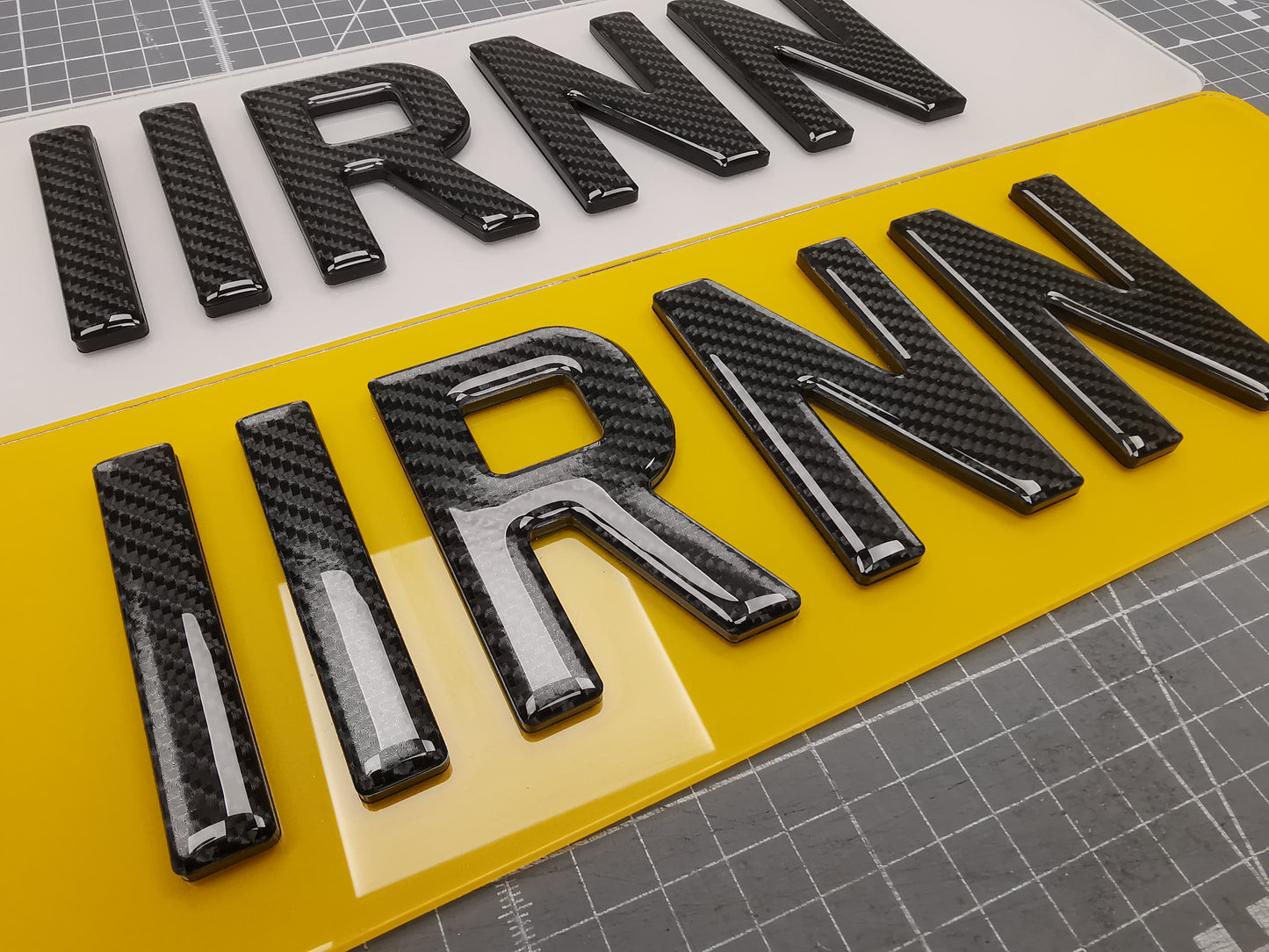 Standard Size Acrylic Number Plate