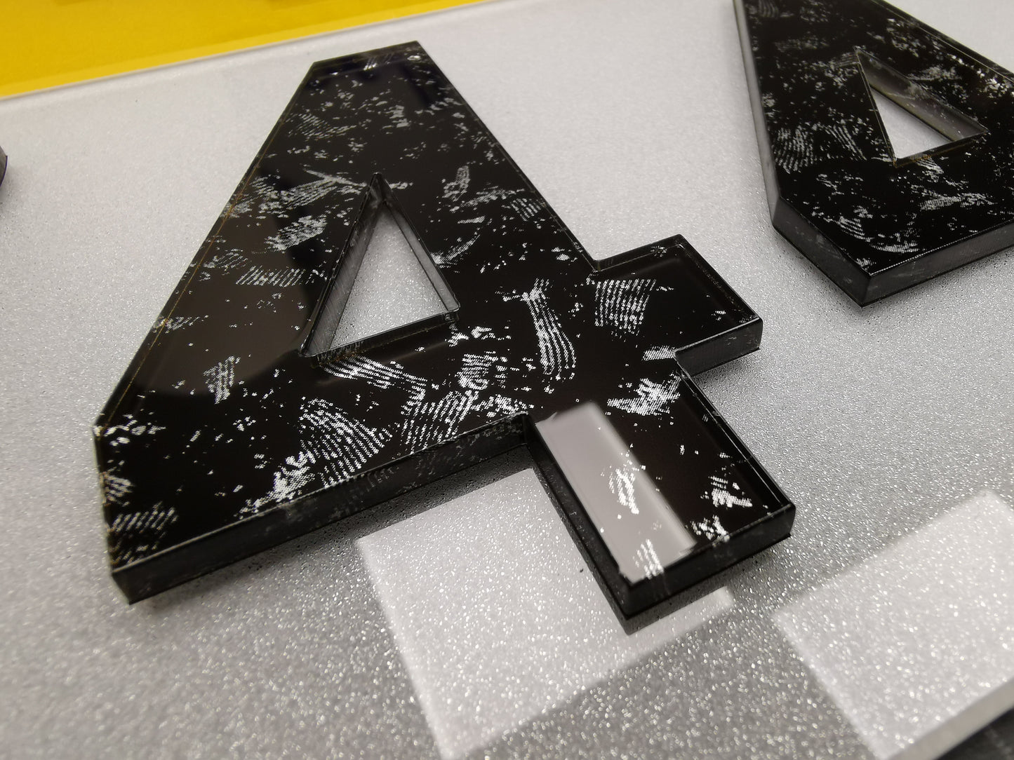 Standard Size Acrylic Number Plate