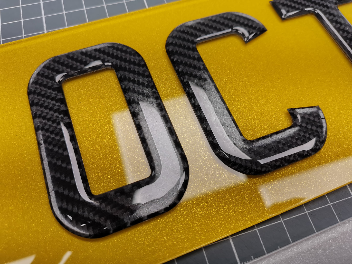 Standard Size Acrylic Number Plate