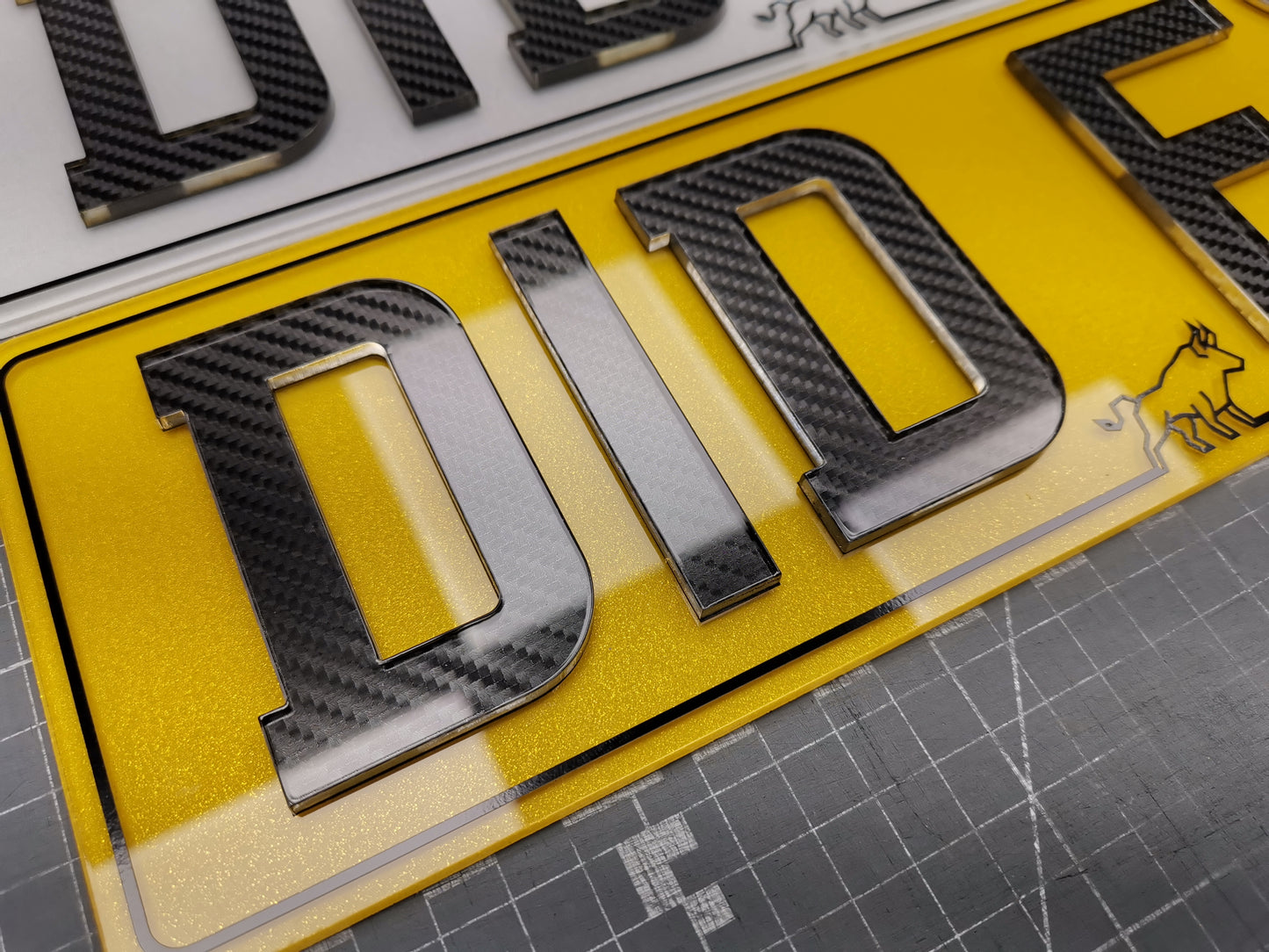 Standard Size Acrylic Number Plate