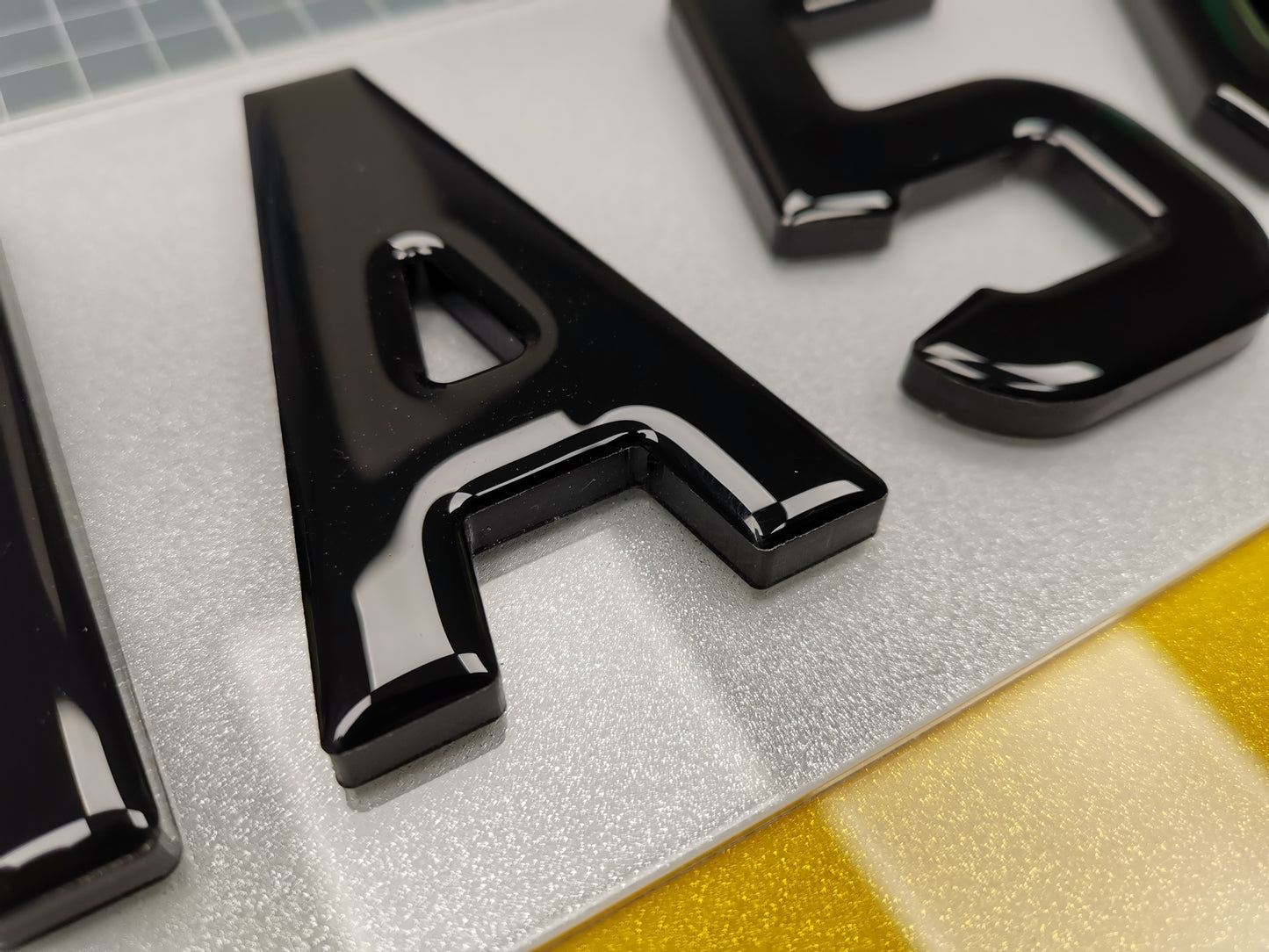 Custom Size Acrylic Number Plate
