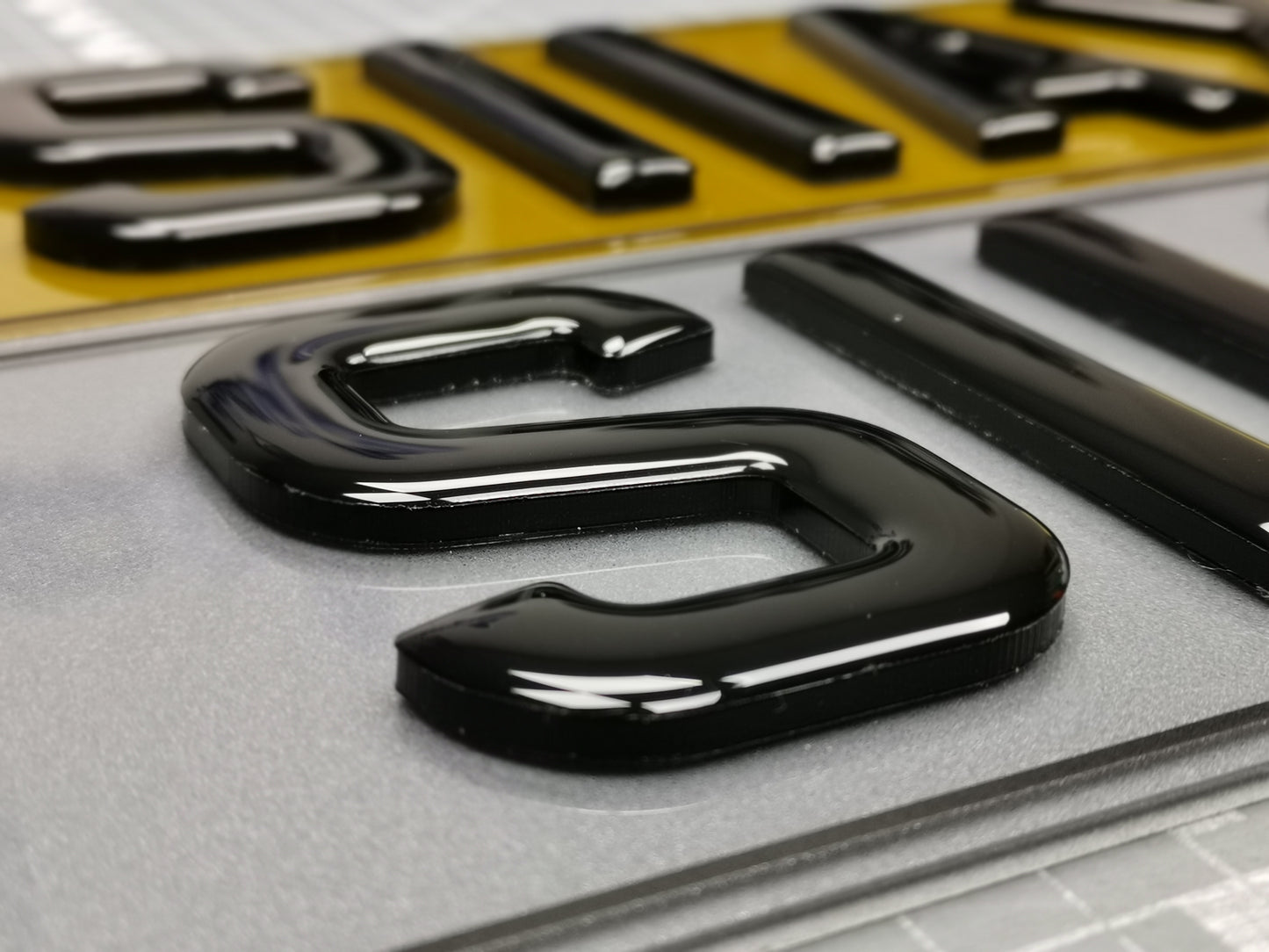 Standard Size Acrylic Number Plate