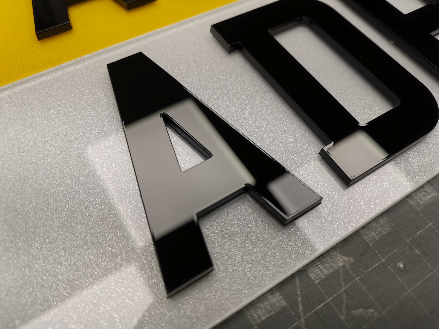 Custom Size Acrylic Number Plate