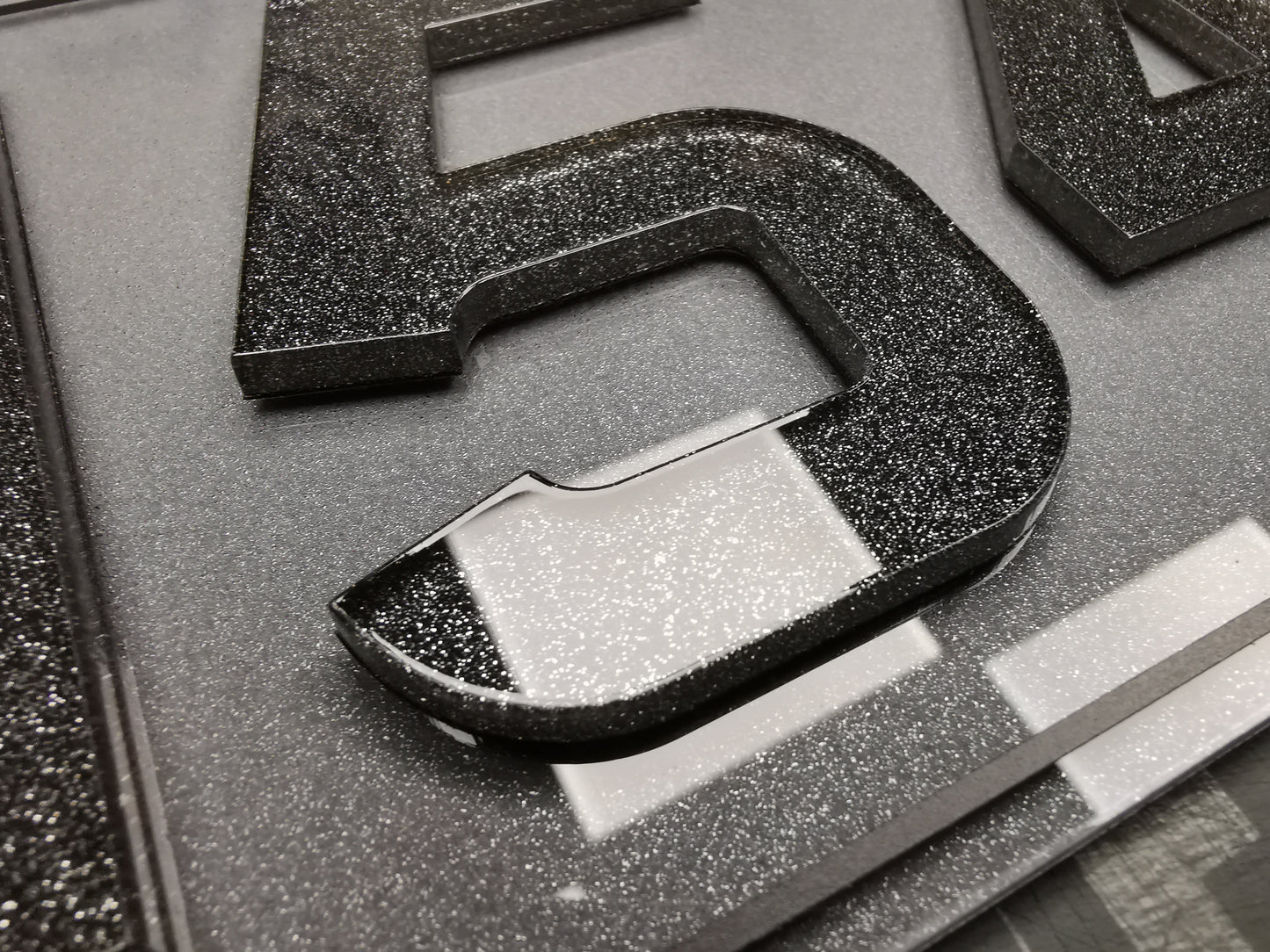 Standard Size Acrylic Number Plate
