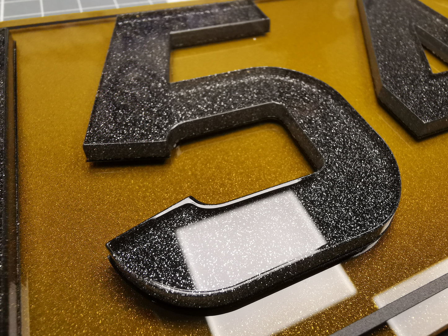 Standard Size Acrylic Number Plate