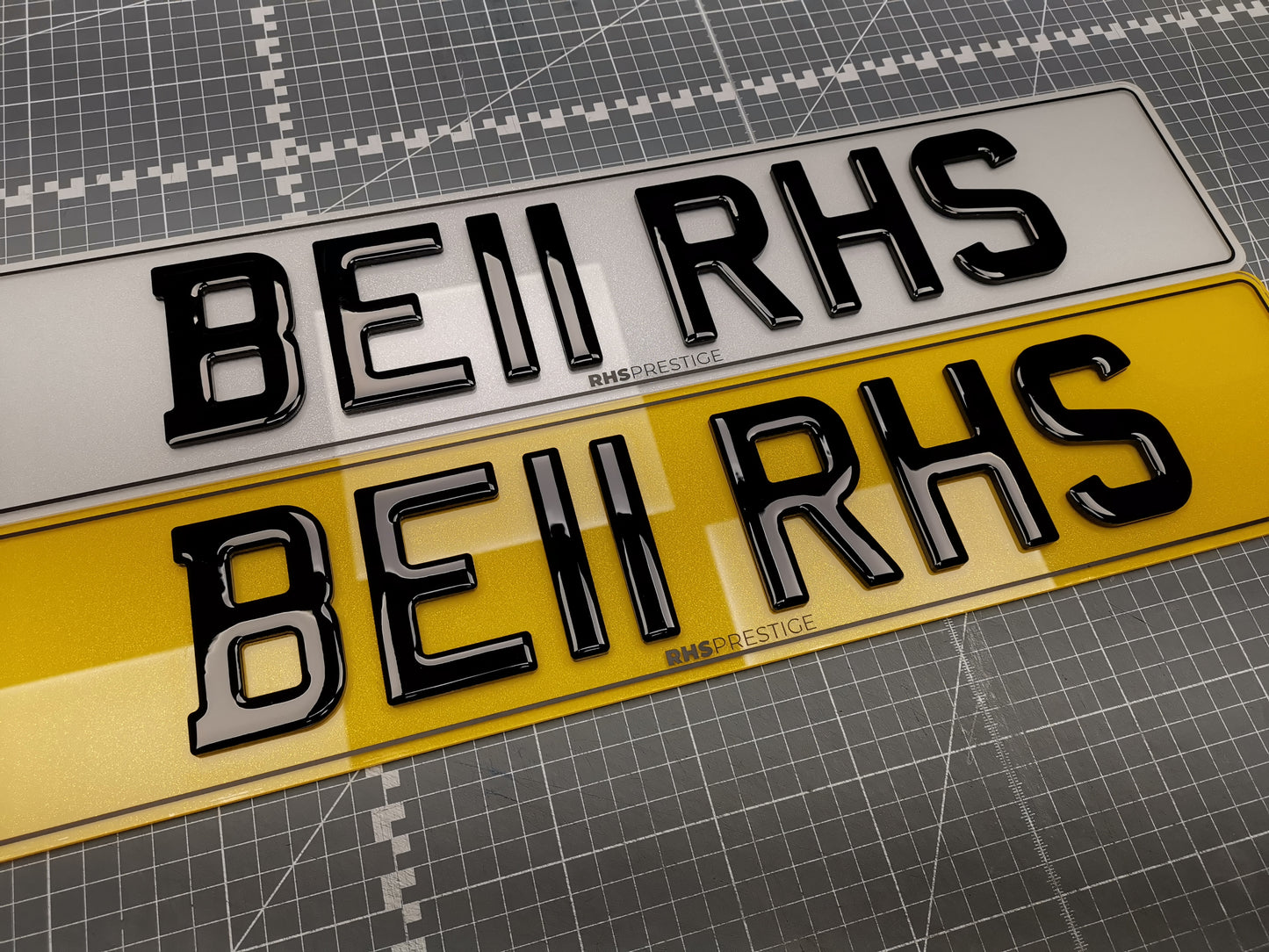 Standard Size Acrylic Number Plate