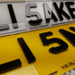 Standard Size Acrylic Number Plate