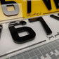 Standard Size Acrylic Number Plate