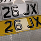 Shaped Acrylic Number Plate