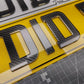 Standard Size Acrylic Number Plate