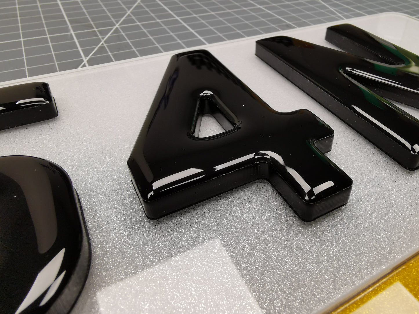 Standard Size Acrylic Number Plate