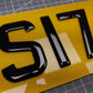 Standard Size Acrylic Number Plate