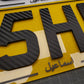 Standard Size Acrylic Number Plate