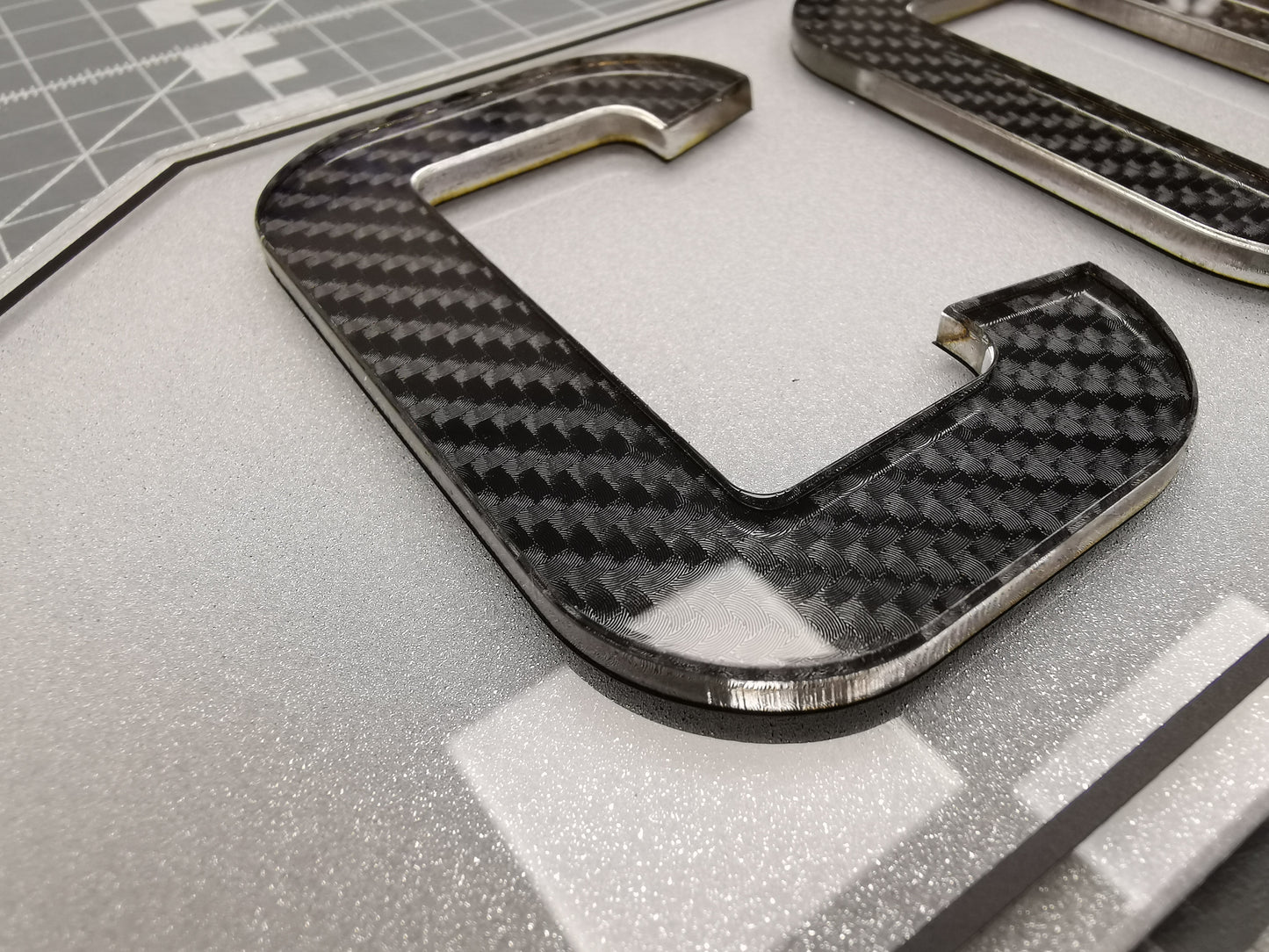 Standard Size Acrylic Number Plate